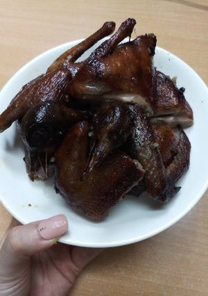 Hình của món Chim chao dầu đơn giản mà siêu ngonn.