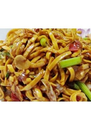 Foto resep Mie hitam maknyus