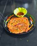 Veggie's Salad Chilla (healthy weight loss)