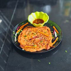 A picture of Veggie's Salad Chilla (healthy weight loss).
