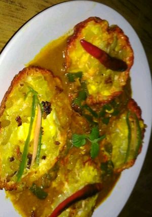 A picture of Omlette curry.