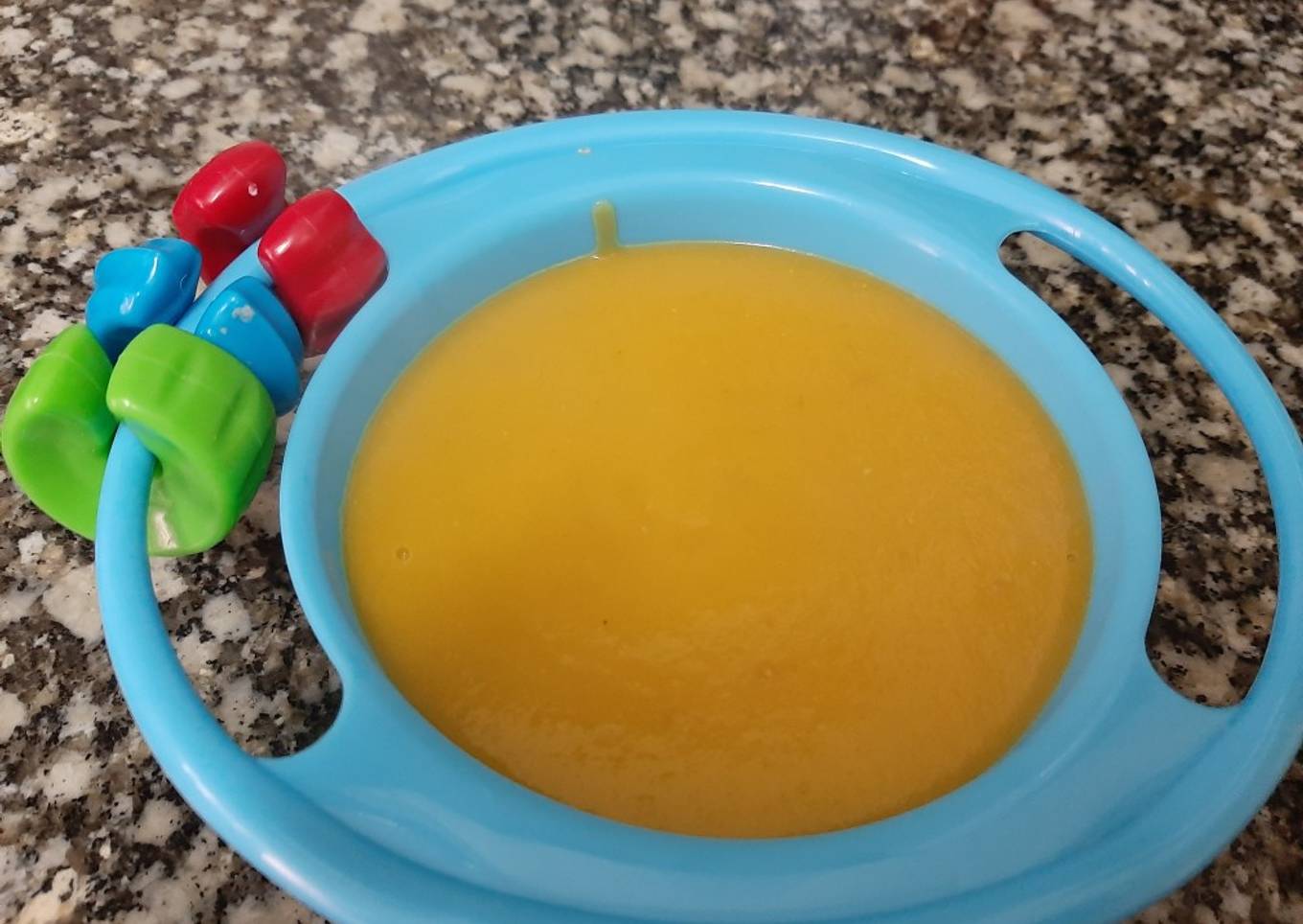 Papilla de verduras para bebés
