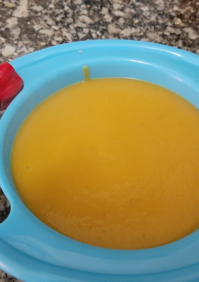 Una foto de Papilla de verduras para bebés