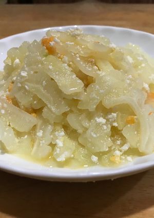 鹹蛋白玉苦瓜 的食譜成品照片