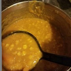 A picture of Sweet Potato soup.