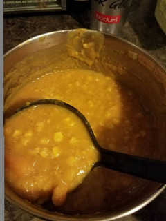 A picture of Sweet Potato soup.