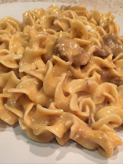 A picture of Beef Stroganoff.