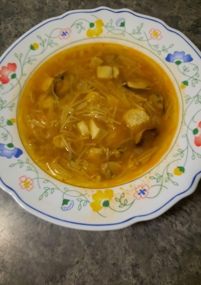 Una foto de Sopa de marisco (fácil)