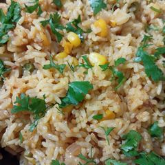 A picture of Corn pulao.