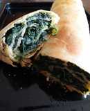 Strudel de espinaca