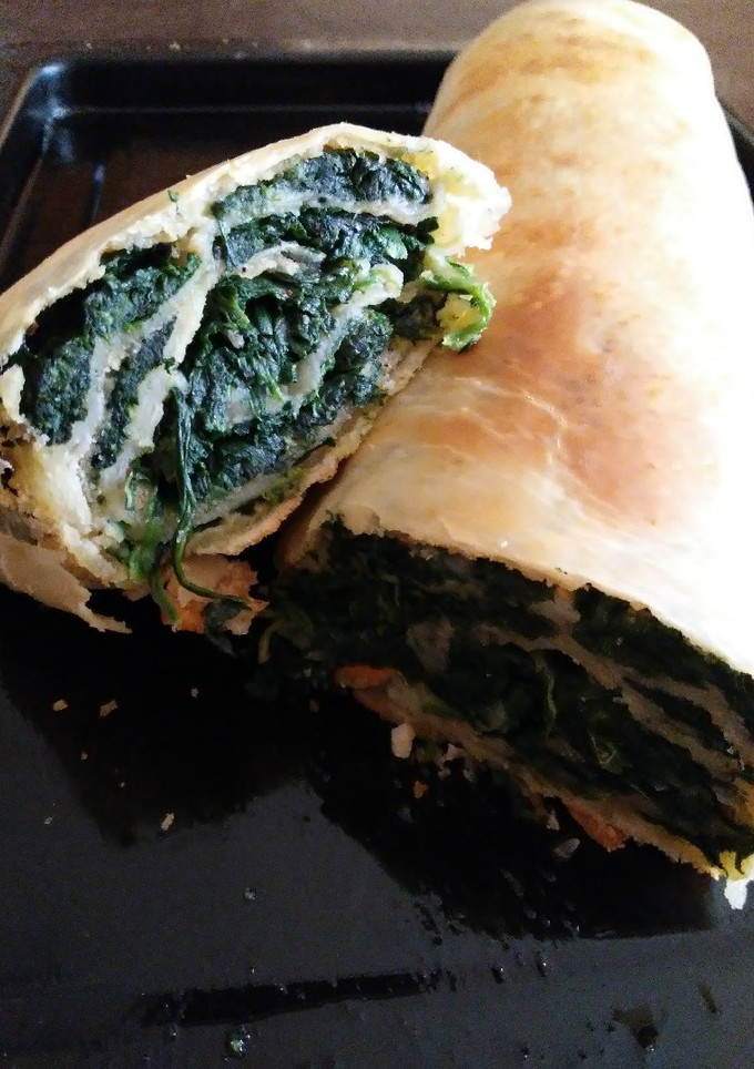 Una foto de Strudel de espinaca