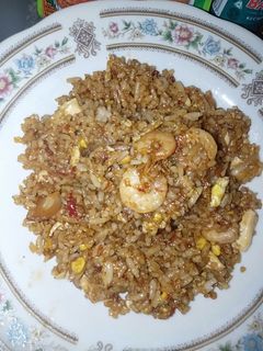 Foto resep Nasi goreng seafood (udang)