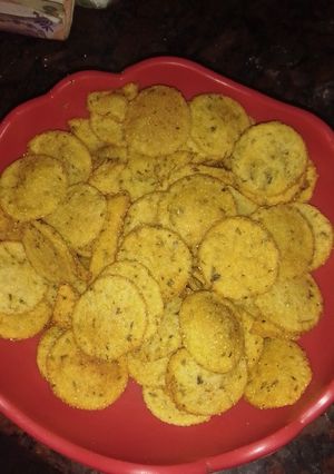 Una foto de Doritos caseros