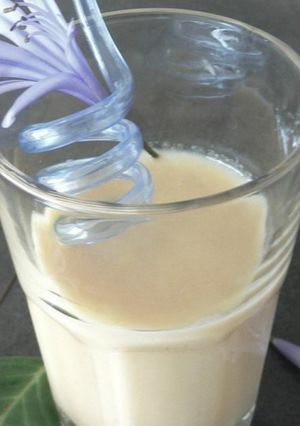 Une photo de Smoothie au melon et lait d'amandes