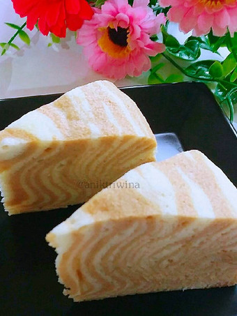 Cara Memasak Zebra Cake Putih Telur Kekinian