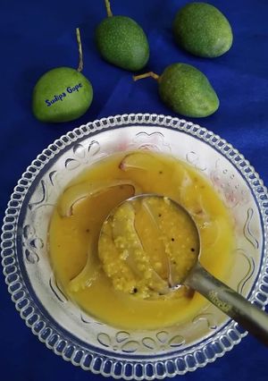 A picture of Raw Mango Dal.
