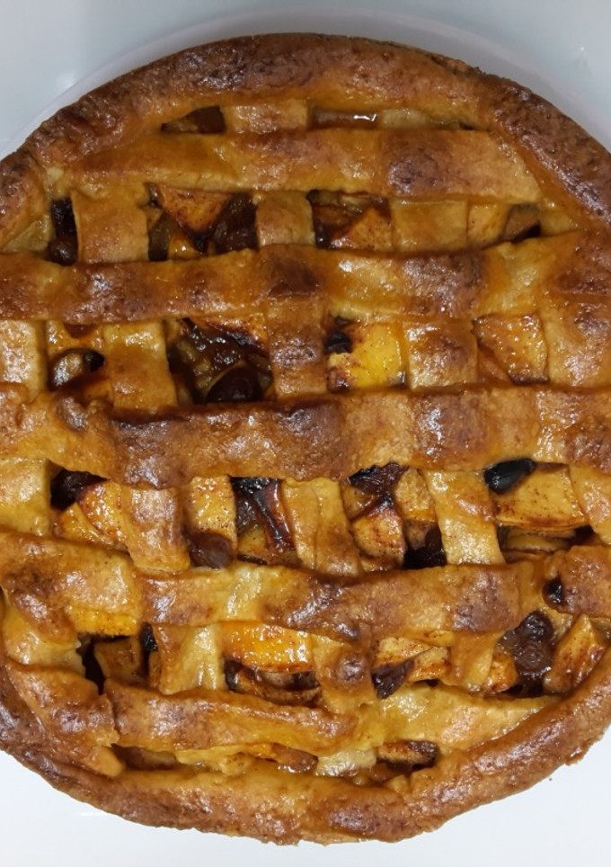 Una foto de Tarta de manzana holandesa (appeltaart)