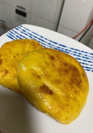 Una foto de Sopaipillas de zapallo en air fryer