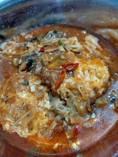 Foto resep Sarden, kol + telur ceplok (mata sapi)