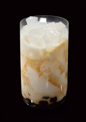 Hình của món SP.0357 - Sữa Tươi Trân Châu Đường Đen & Rau câu Thủy Tinh.