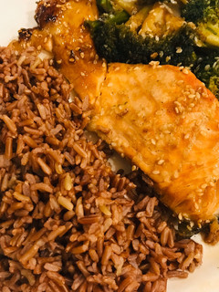 Foto resep One-Pan Teriyaki Salmon Dinner