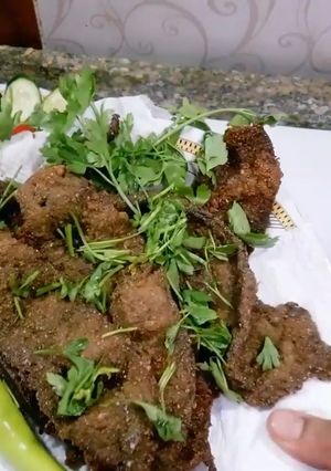صورة لوصفة كبده بانيه على طريقتي