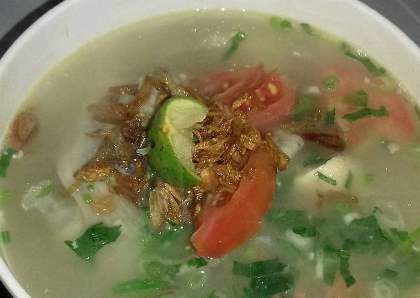 Resep Sup kemiri jahe ayam kampung Anti Gagal