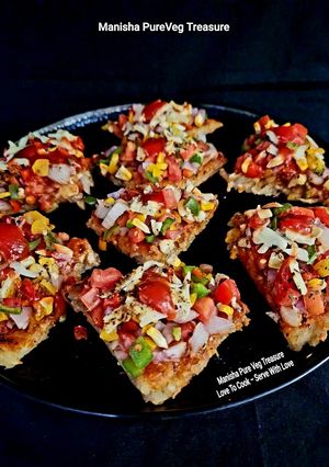 A picture of Paneer Potato Rosti Pizza.