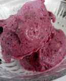 Sorbete de varias frutas con crema de coco
