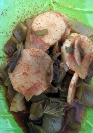 Foto resep Kimchi lobak sawi asin
