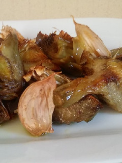 Una foto de Sofrito de alcachofas