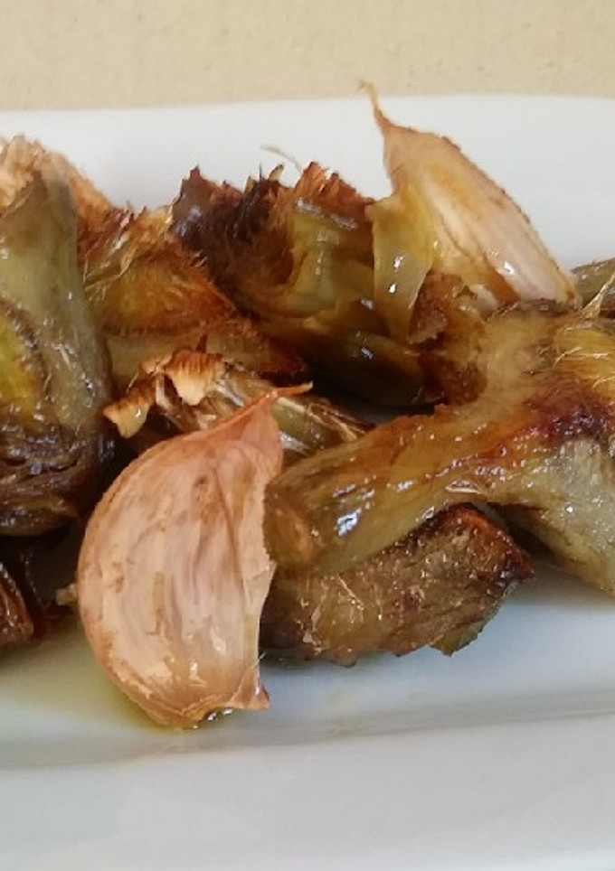 Una foto de Sofrito de alcachofas