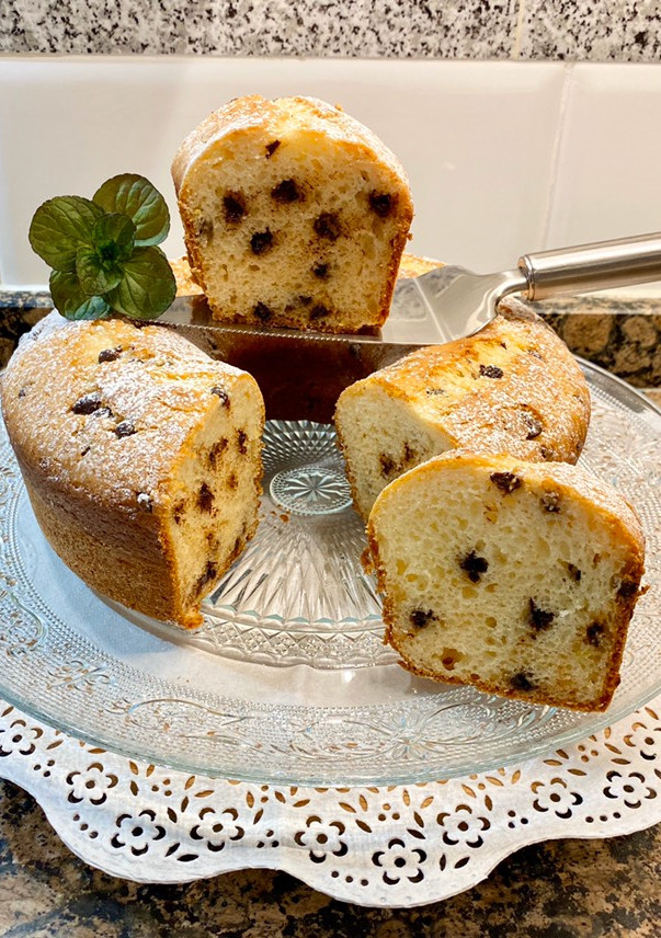 Una foto de Bizcocho de ricotta con pepitas de chocolate