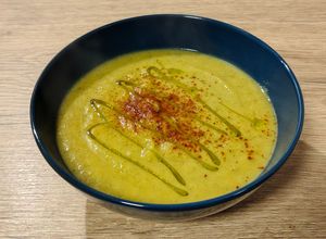 Foto principal de Crema de calabaza con brócoli