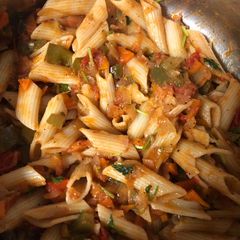 A picture of Pasta (Indian Style).