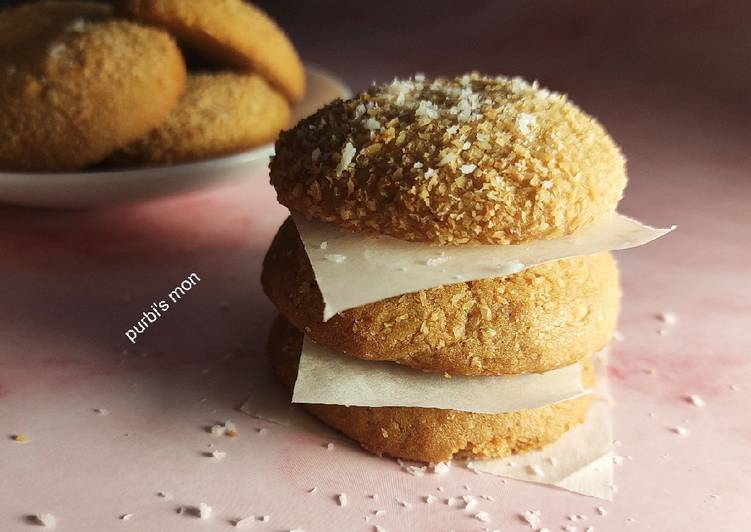 Steps to Prepare Perfect Coconut cookies