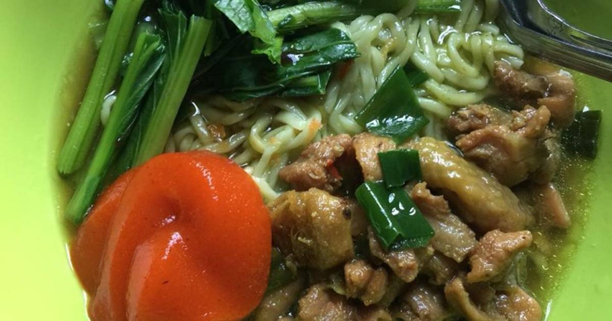 Resep Mie Ayam Hijau Home Made Oleh Bella Puspita Sari Cookpad