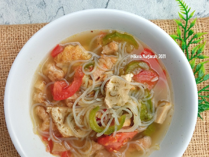 Resep: Tahu Bakso Kuah Soun Oyong Ekonomis