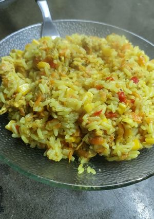 Una foto de Arroz con pollo
