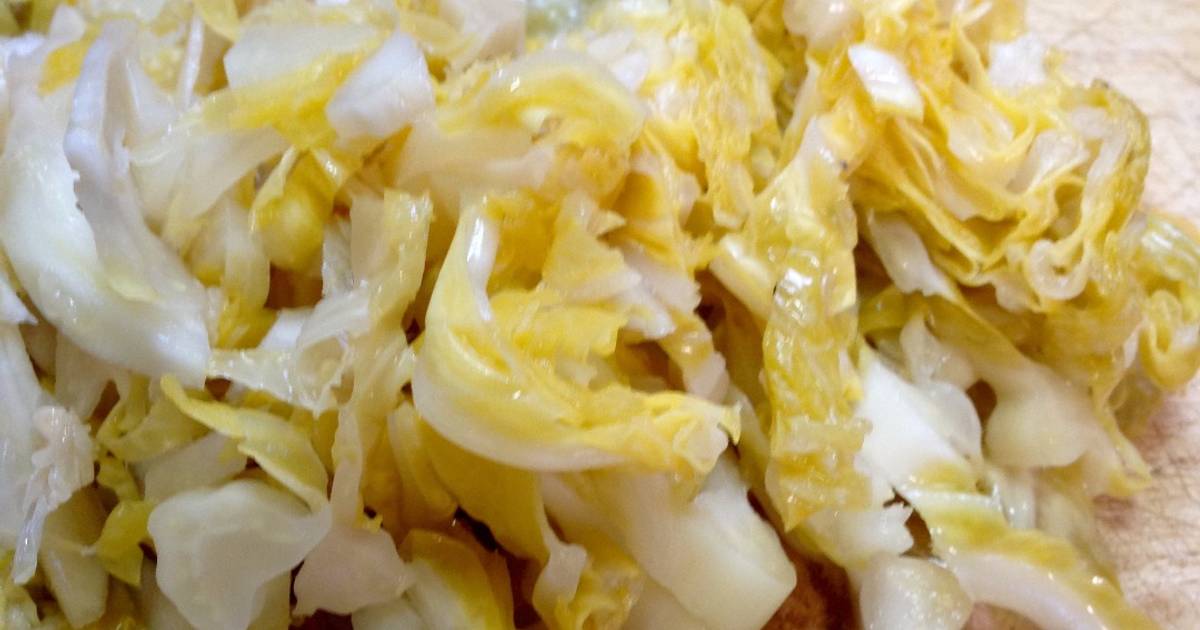 Homemade Sauerkraut (Brine method for whole, half or quartered cabbage