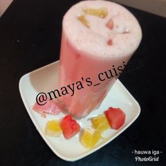 Watermelon orange shake A picture of Watermelon orange shake.