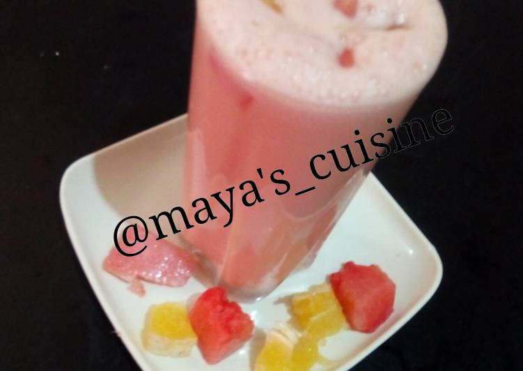 Recipe of Ultimate Watermelon orange shake