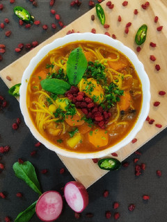 عکسی از دستور سوپ مرغ