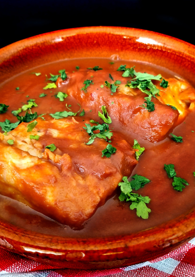 Una foto de Bacalao a la vizcaína🍲🐟🇪🇸