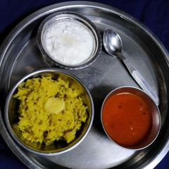 A picture of Green mung dal Khichdi.