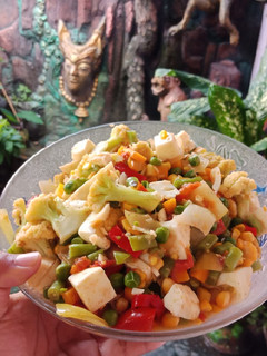 Foto resep Tumis sayur warna warni untuk menu diet