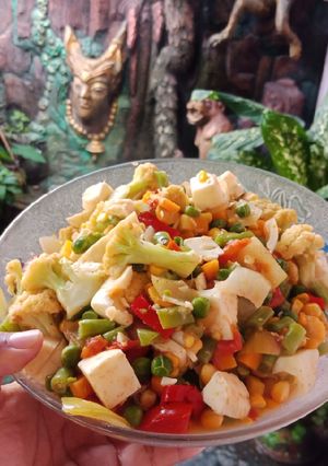Foto resep Tumis sayur warna warni untuk menu diet