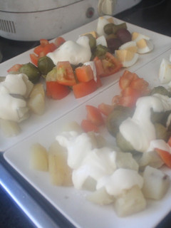 Una foto de Verduras con al i oli