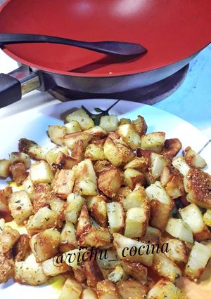 Una foto de Papas crocantes sin horno