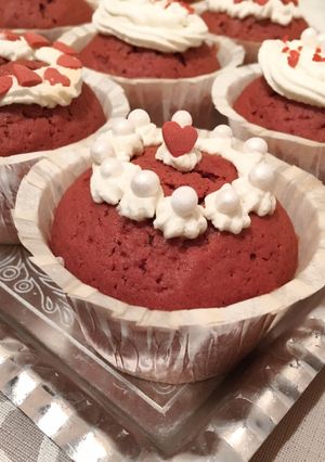 Hamis Red Velvet Cupcake recept fotója
